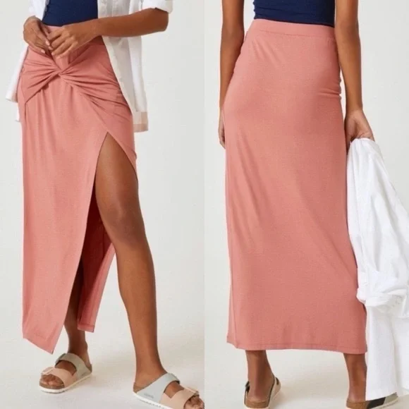 Anthropologie Daily Practice The Bluebell Island Maxi Skirt - Picture 8 of 8